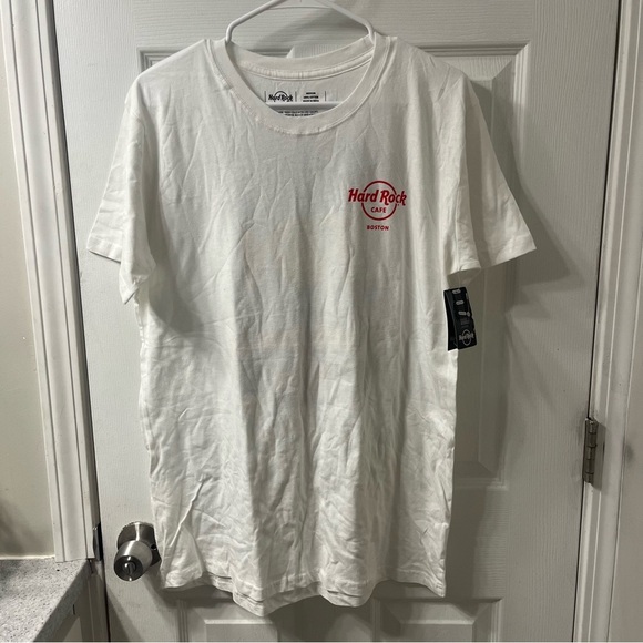 Other - Boston Hard Rock Cafe brightly colored city back graphic short sleeve cotton tee